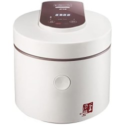 Rice Cooker w/Ceramic Inner Pot, 3L Multi-function Cooker, Soup, Congee, and Porridge, Healthy Ceramic Pot, Cook Up to 5Cups Uncooked Rice, CFXB30PC-A10, White, 3L, 5Cup